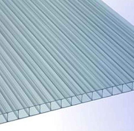 RK-Stegplatten, Polycarbonat, Stegplatten, Hohlkammerplatten, Gewächshausplatten, klar ca. 1500 x ca. 700 mm x 10 mm  