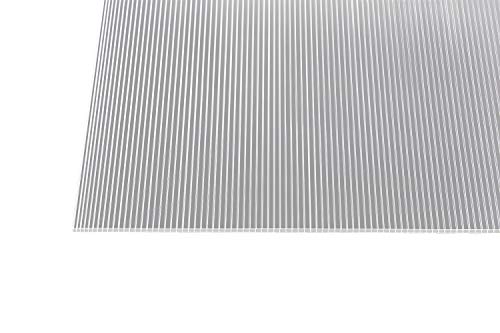 Gutta Polycarbonat Stegplatten Hohlkammerplatten klar 1500 x 700 x 6 mm (1500 mm x 700 mm)  